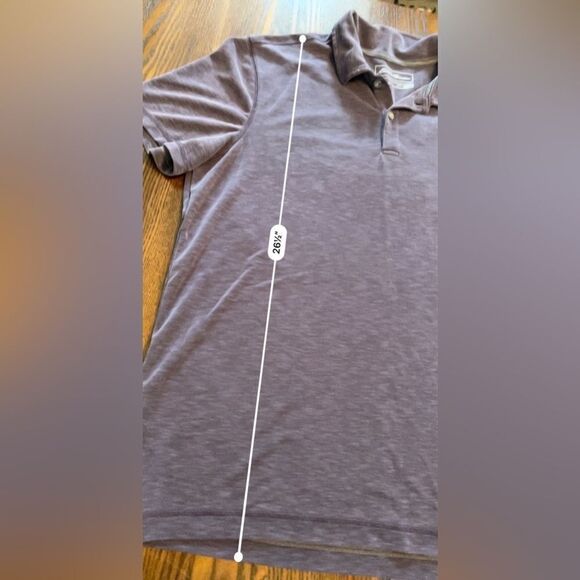 Eddie Bauer Mens Active Polo Shirt Purple Short Sleeve Button Up Stretch L Large - Picture 11 of 16